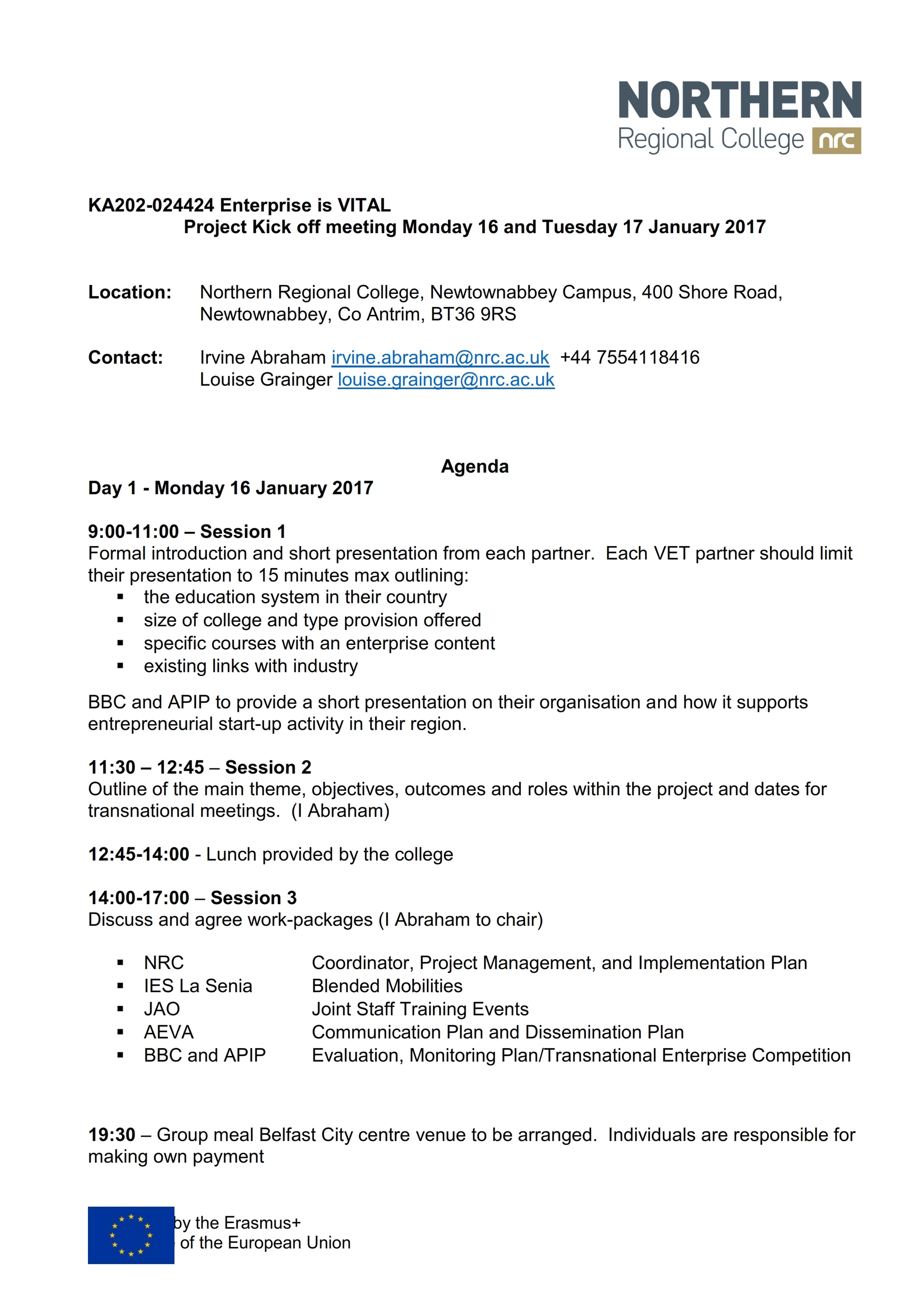 Enterprise is VITAL Kick-off Meeting Agenda_001